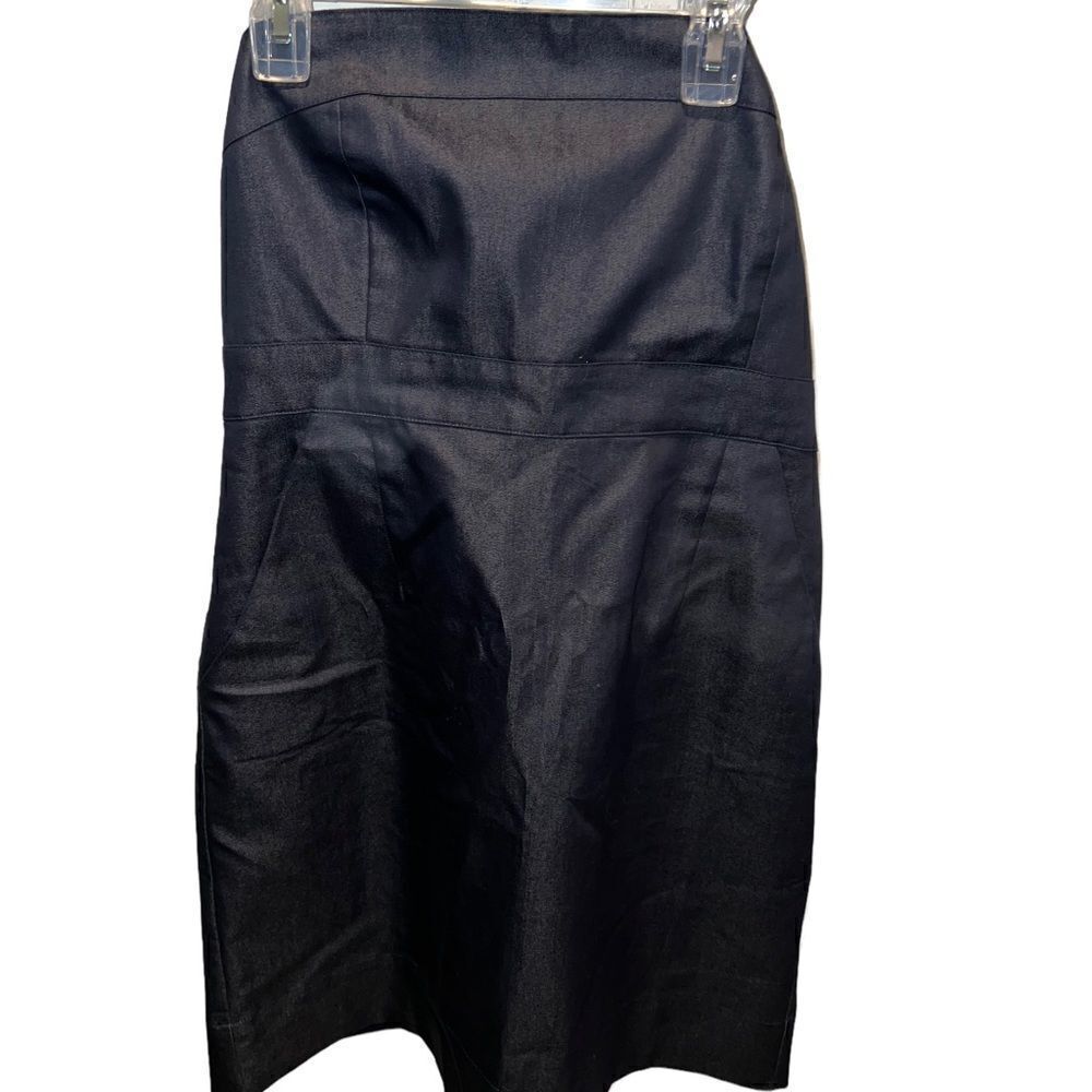 New York‎ & Co. denim strapless dress MWT size 10